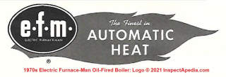 Electric Furnace-Man Boiler Logo from 1976 (C) InspectApedia.com