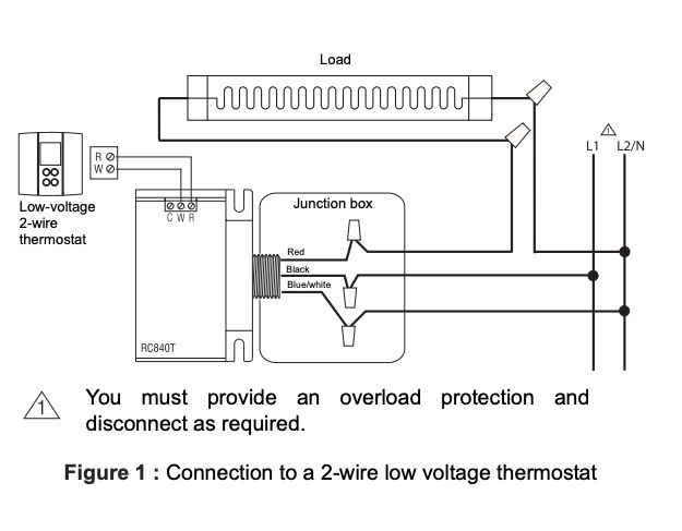 Convert Line Voltage Thermostat to Low Voltage Nest