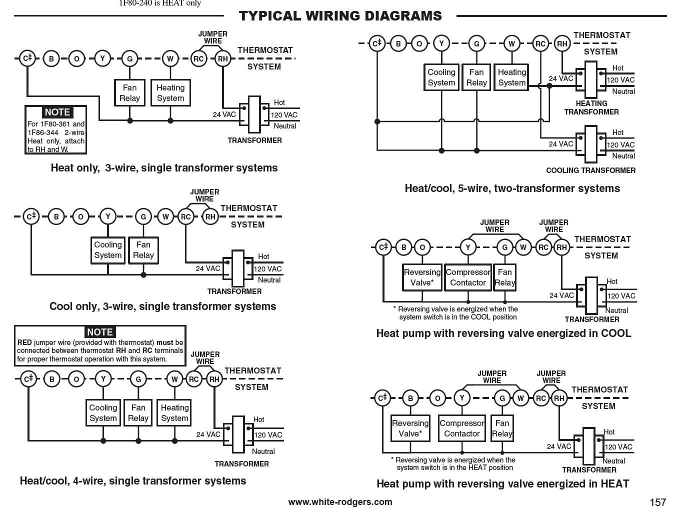 How Wire a White Rodgers Room Thermostat, White Rodgers Thermostat