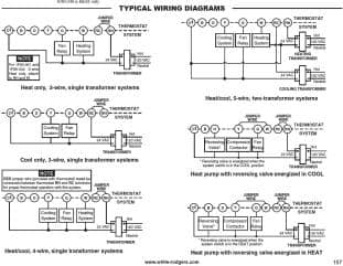 How Wire a White Rodgers Room Thermostat, White Rodgers ... t87f wiring diagram 