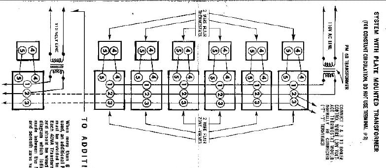 Honeywell 6 Wire Zone Valve Wiring Diagram from inspectapedia.com