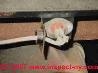 Photograph of a flue gas spill switch sensor