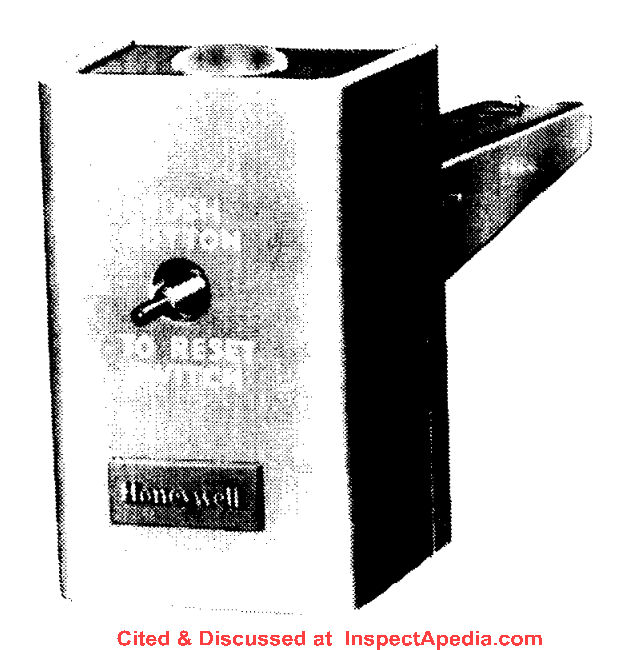 Honeywell L4029 Series Limit Control manual at InspectApedia.com
