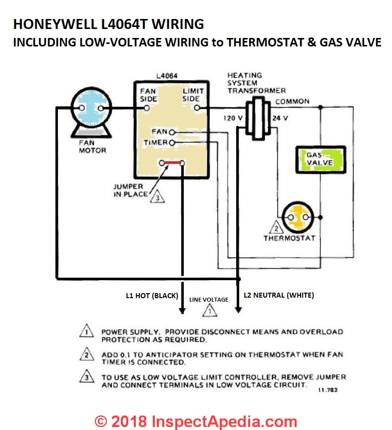 How to Install & Wire the Fan & Limit Controls on Furnaces Honeywell