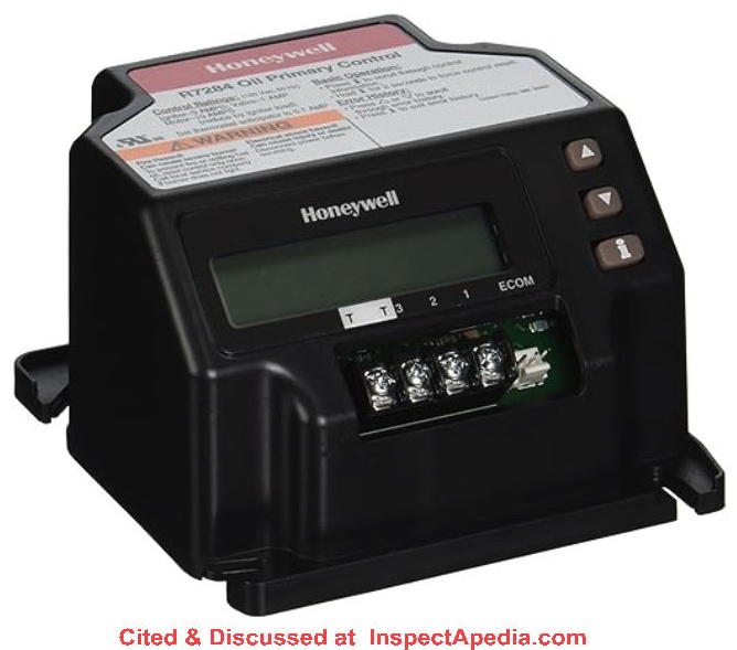Honeywell L7184 Primary Control - Electronic Aquastat Manual at InspectApedia.com