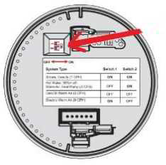 Honeywell CT87 Thermostat cycle rate internal switch settings - Honeywell International