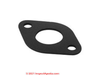 Hydrothermo boiler gasket for KN20 boiler at InspectApedia.com