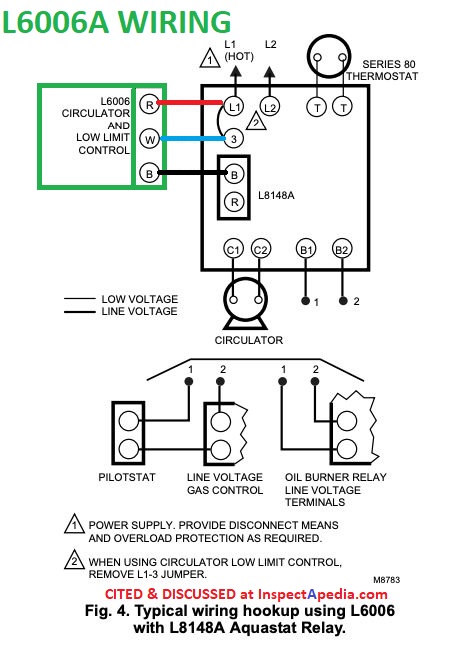 Resideo Honeywell L6006A Aquastat Installation, wiring & adjustment ...