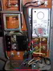 Aquastat showing wiring connections (C) Daniel Friedman