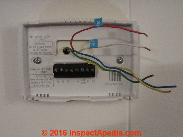 Nest Thermostat Wiring Diagram For Gas And Heat Pump System from inspectapedia.com