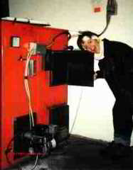 Oil wood fired heating boiler (C) Daniel Friedman
