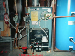Weil McLain heating boiler repairs (C) InspectApedia.com