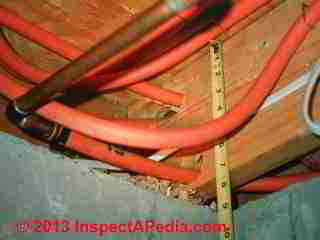 Entran II or Entran 3 radiant heat tubing identification photos (C) Daniel Friedman\