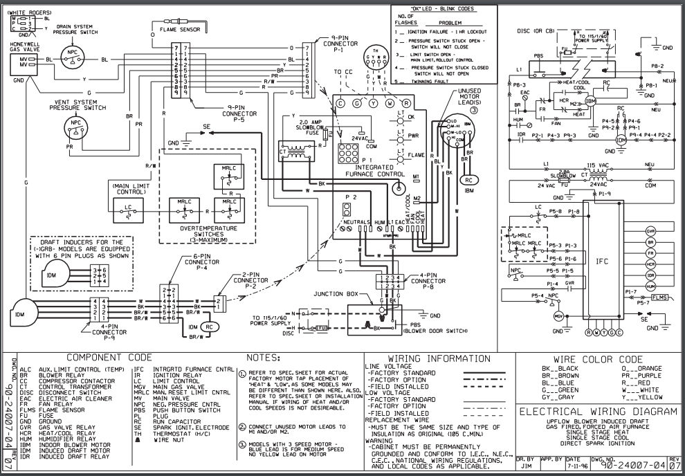 Rheem & Ruud HVAC Age, Manuals, Parts Lists, Wiring Diagrams Free PDF  downloads  Rheem Classic 90 Plus Fan Wiring Diagram    InspectAPedia.com