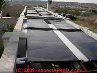 solar panel pool heater installation