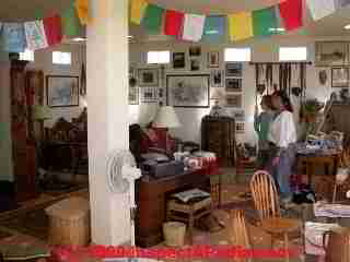 Passive solar home interior (C) Daniel Friedman, Denise Aughtman