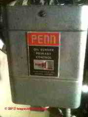 Penn Oil Burner Primary Control Stack Relay (C) D Friedman Ben Bourdreau