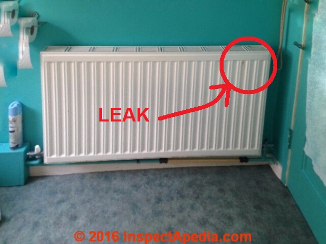 radiator leak