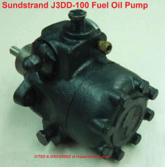 Sundstrand J3DD-100 Fuel Oil Pump  at InspectApedia.com