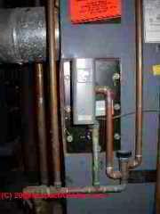 Tankless coil on a steam boiler