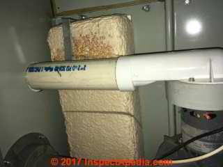 Trane XV90 air handler foam insulating block identification request (C) InspectApedia.com  Savannah