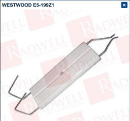 Westwood E6-199Z1 oil burner electrode for Ducane oil burners - at InspectApedia.com and sold by Radwell cited here