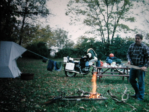 Bears and bacon don't mix at this campsite in the Smokies with Dan and Lance (C) D Friedman