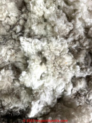 1890s Toronto mineral wool insulation (C) InspectApedia.com Giulia