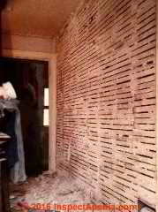 Wood lath plaster demolition (C) Daniel Friedman