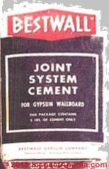 Bestwall joint compound also contained asbestos (C) InspectApedia.com