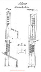 Horseshoe-nail making machine patent - Burnett - at InspectApedias.com