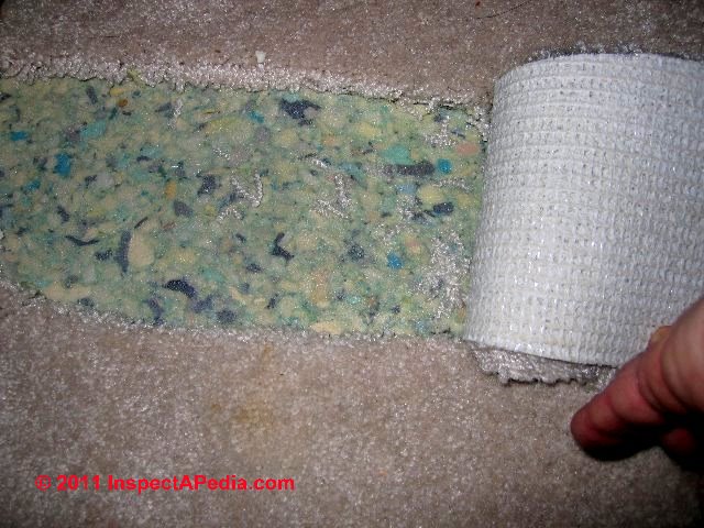 we pulled up our carpet and carpet pad which revealed black foam/felt. Does  this contain Asbestos? : r/Flooring