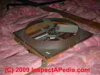 Ceiling whole house fan system (C) Daniel Friedman