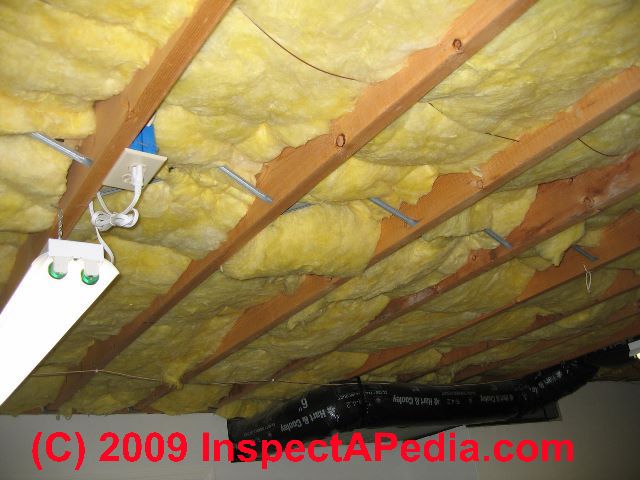 ceiling basement insulation barrier vapor mold space fiberglass crawl joists between moisture above building floor using faced should wire subfloor