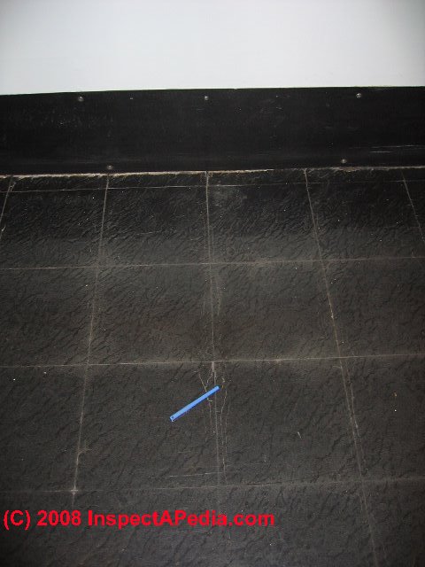 Asbestos Containing Floor Tile Adhesive Mastic Or Roofing Sealant