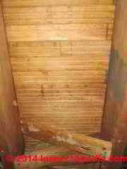 Oak floor nailed directly to joists, no subfloor (C) Daniel Friedman Brian Gilligan