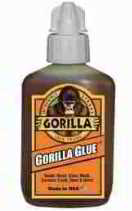 Gorilla glue expanding polyurethane glue (C) InspectApedia
