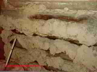 Mud straw plaster © D Friedman at InspectApedia.com 