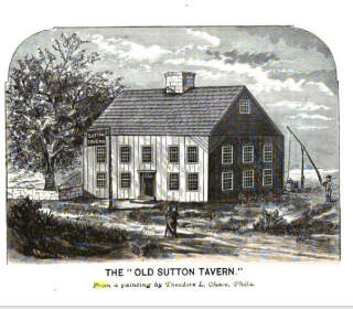 Old Sutton Tavern in Sutton MA, (Benedict 1878) at InspectApedia.com