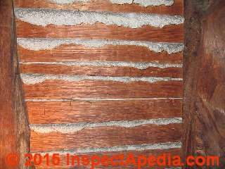 Hand split wood lath plaster system (C) Daniel Friedman