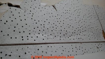 asbestos acoustic ceiling tiles