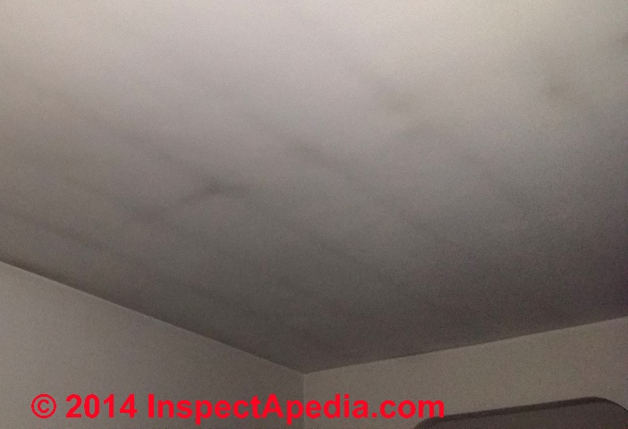 Indoor Wall Or Ceiling Ghosting Stains Building Iaq