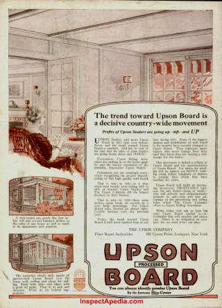 Upson Board advertisement March 1923 The Rotarian - at InspectApedia.com