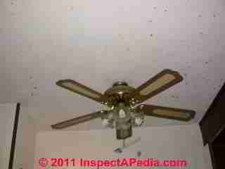 Mold contaminated apartment ceiling (C) D Friedman and SM