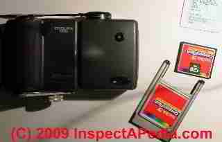 Nikon coolpix 990 with flash card adapter (C) Daniel Friedman