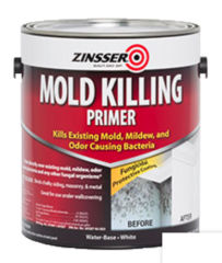 Zinsser mold kiling primer - cited & discussed at InspectApedia.com