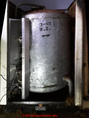 1928 ? National Steel electric water heater (C) Inspectapedia.com Ann