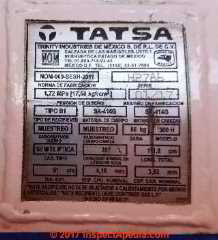 TATSA LP Gas Tank, new replacement (C) Daniel Friedman