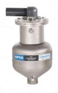 APCO's combination air valve (ASU) - see www.dezurik.com - at InspectApedia.com
