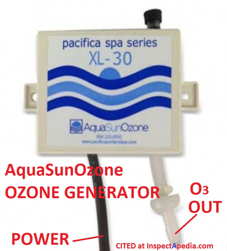 Ozonating Aquatic Ozone Generator for Spa 300 mg/hr Irritant Reduce Cleansing 